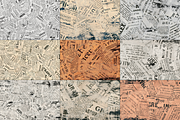 10 Grunge Vintage Newspaper Overlays, a Texture Graphic by Mint Pixels (Thumbnail 2 of 4)