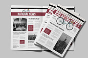Newspaper Design for Print Media, a Magazine Template by MightyDesign (Thumbnail 2 of 8)