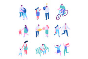 Isometric cartoon people vector set, a Person Illustration by Vector_Art (Thumbnail 23 of 24)
