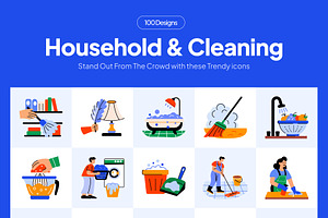 Household and Cleaning, a Duotone Icon by Vectors Market