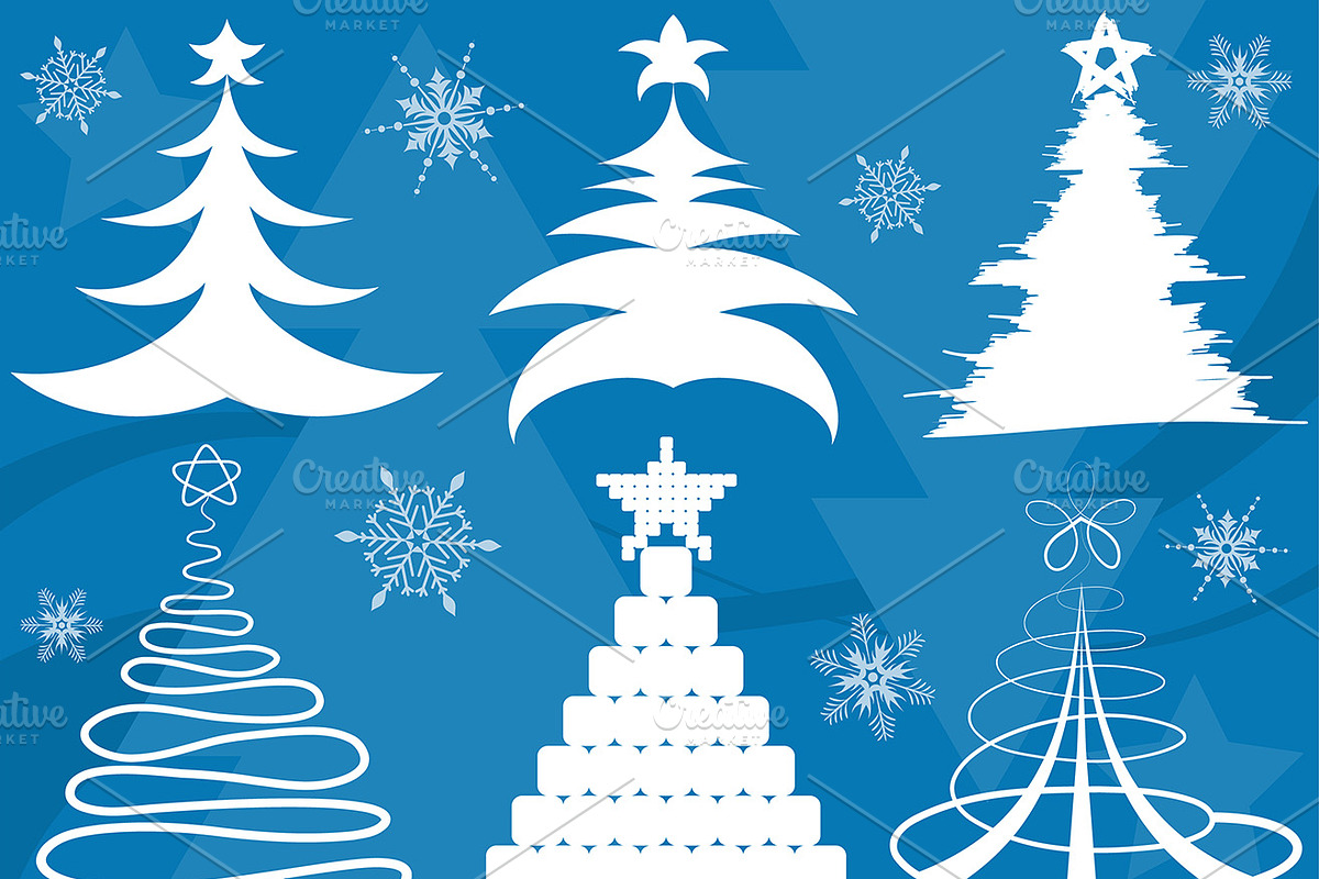 Christmas and New Year Backgrounds, a Decorative Illustration by TAlex (Photo 3 of 7)