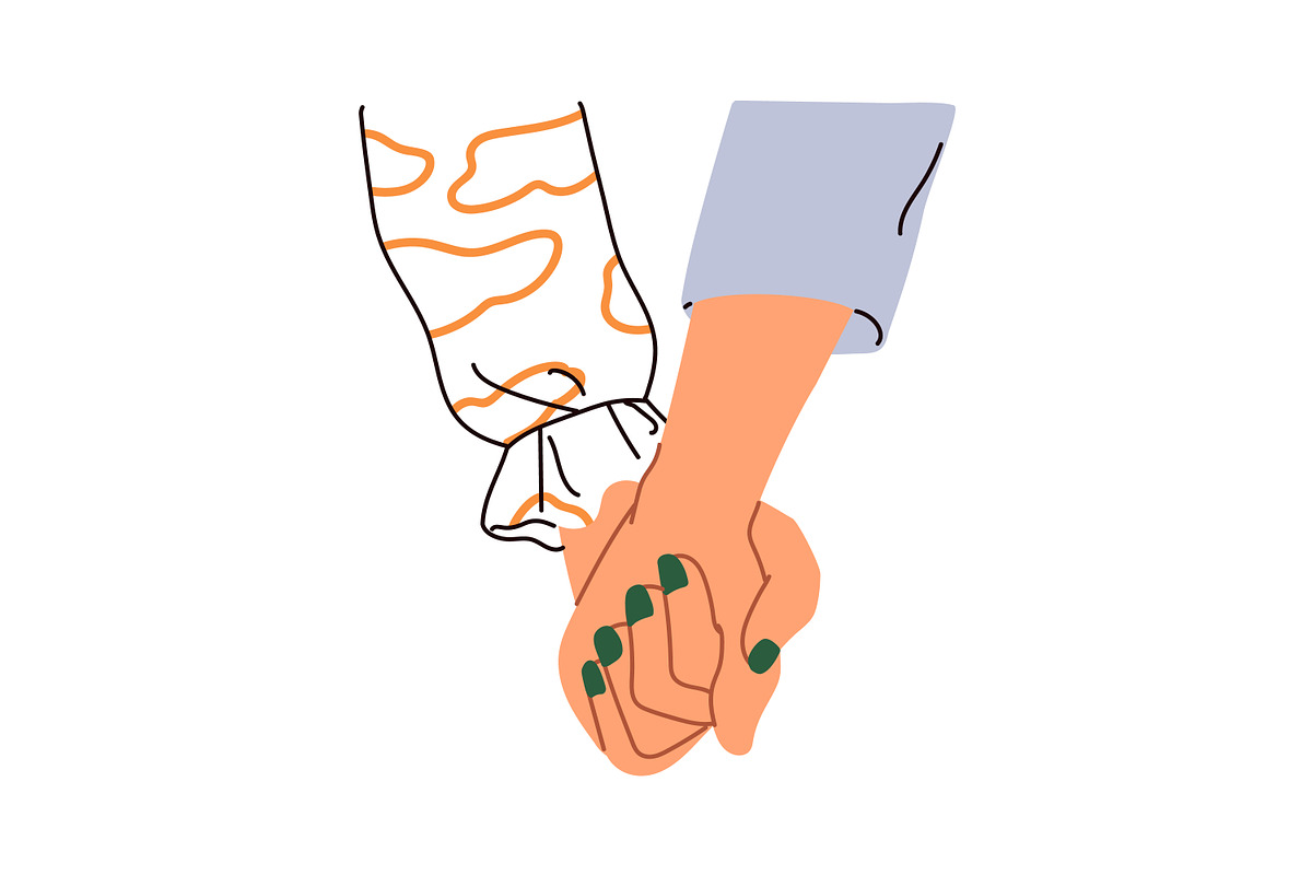 Friend hands together. Friendship, an Illustration by Good Studio (Photo 3 of 12)