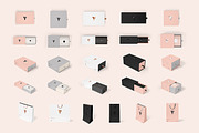 Gift Boxes and Bags Mockup Set, a Packaging Mockup by creatsy2 (Thumbnail 2 of 25)