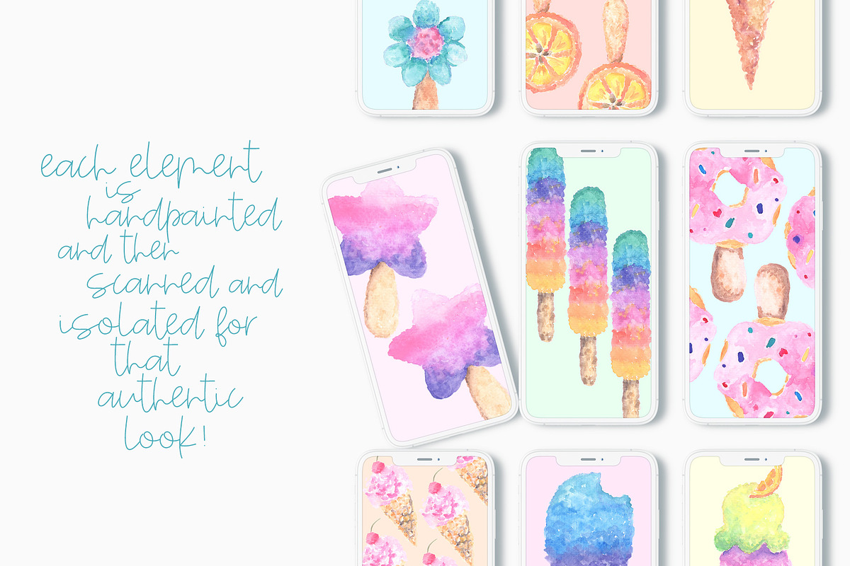 Sale Watercolor Treats Clipart, a Graphic by Jodi Van der Kruik (Photo 3 of 4)