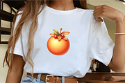 Cozy Tangerine Winter Clipart, an Illustration by CrexoraLab (Thumbnail 5 of 5)