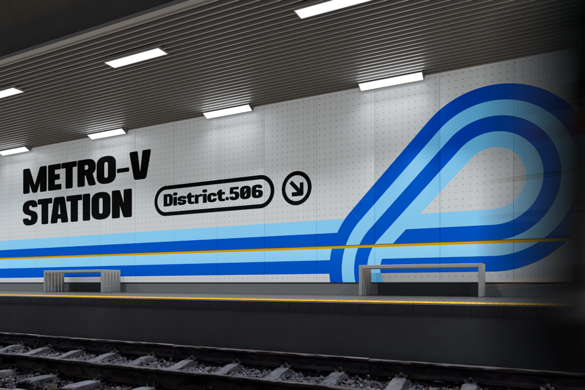 Metro Block - Sans Serif Display Fon, a Sans Serif Font by Studio Moara (Photo 7 of 7)
