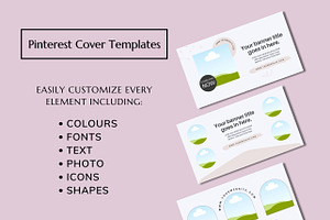 Pinterest Banner Templates