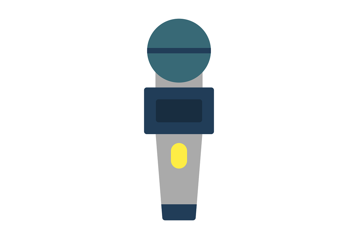 Microphone Flat Icon, an Icon by Pexelpy (Photo 2 of 2)