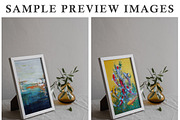 Small Art Showing frame mockup | PSD, a Print Template by Nurlan's shop (Thumbnail 3 of 3)