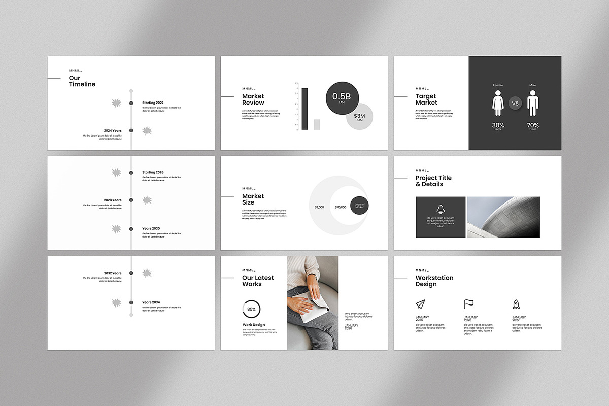 Minimal Presentation Template, a Presentation Template by evgenystudio (Photo 14 of 21)