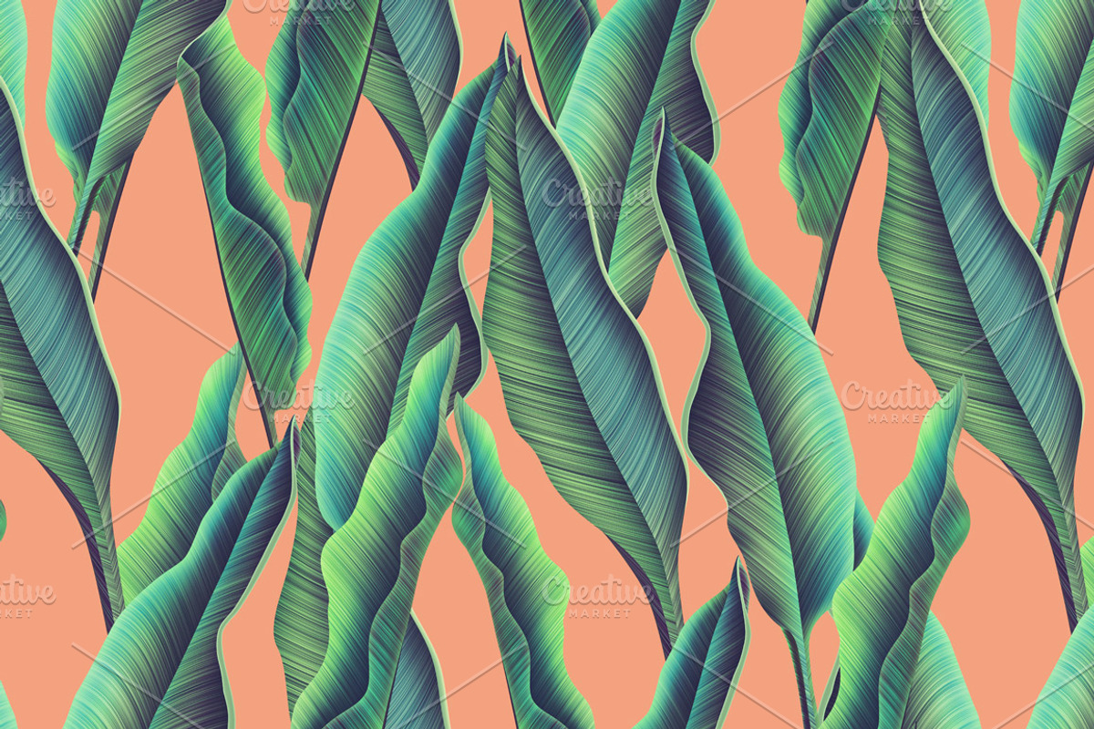 Tropical pattern. Jungle palm leaves, a Pattern Graphic by Luxury Fashion Prints
