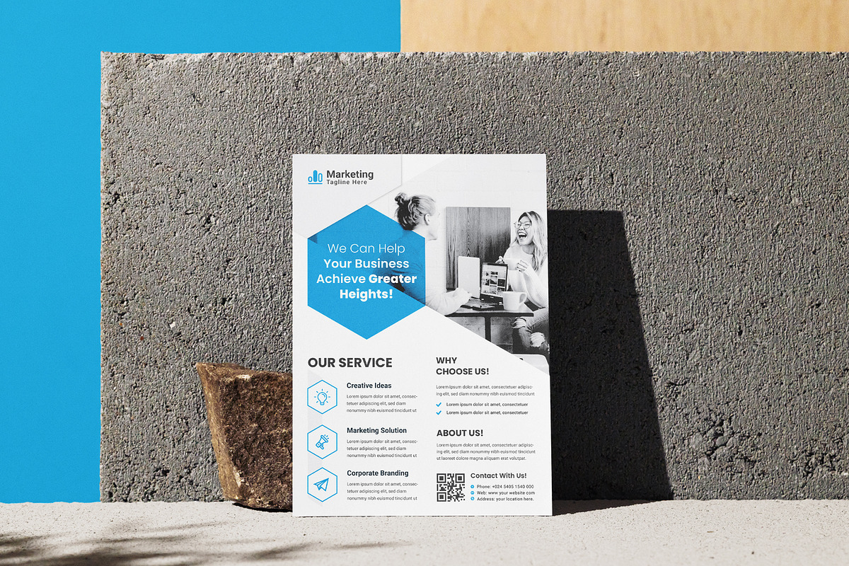 Corporate Business Flyer Template, a Flyer Template by workclan24 (Photo 3 of 3)