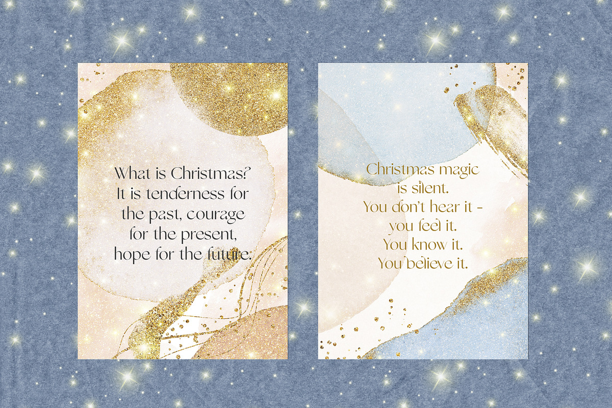 Christmas Abstract Gold Shapes, a Texture Graphic by Veris Studio (Photo 10 of 10)