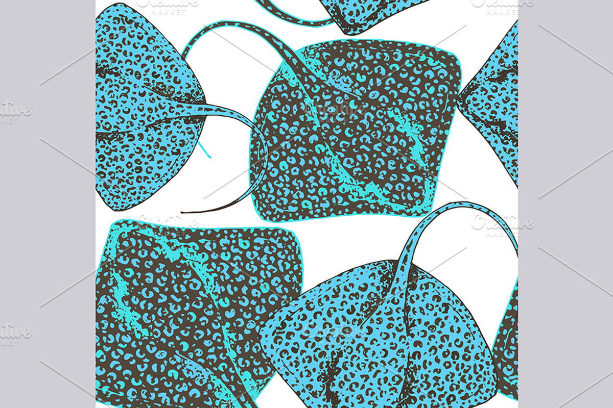 Stingray fish illustrations, pattern, an Animal Illustration by OKart.studio (Photo 6 of 8)