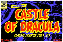 Castle of Dracula - Font