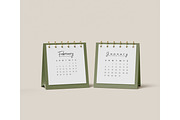 Set of rectangle calendar mockup, a Product Mockup by mockupocka (Thumbnail 11 of 12)