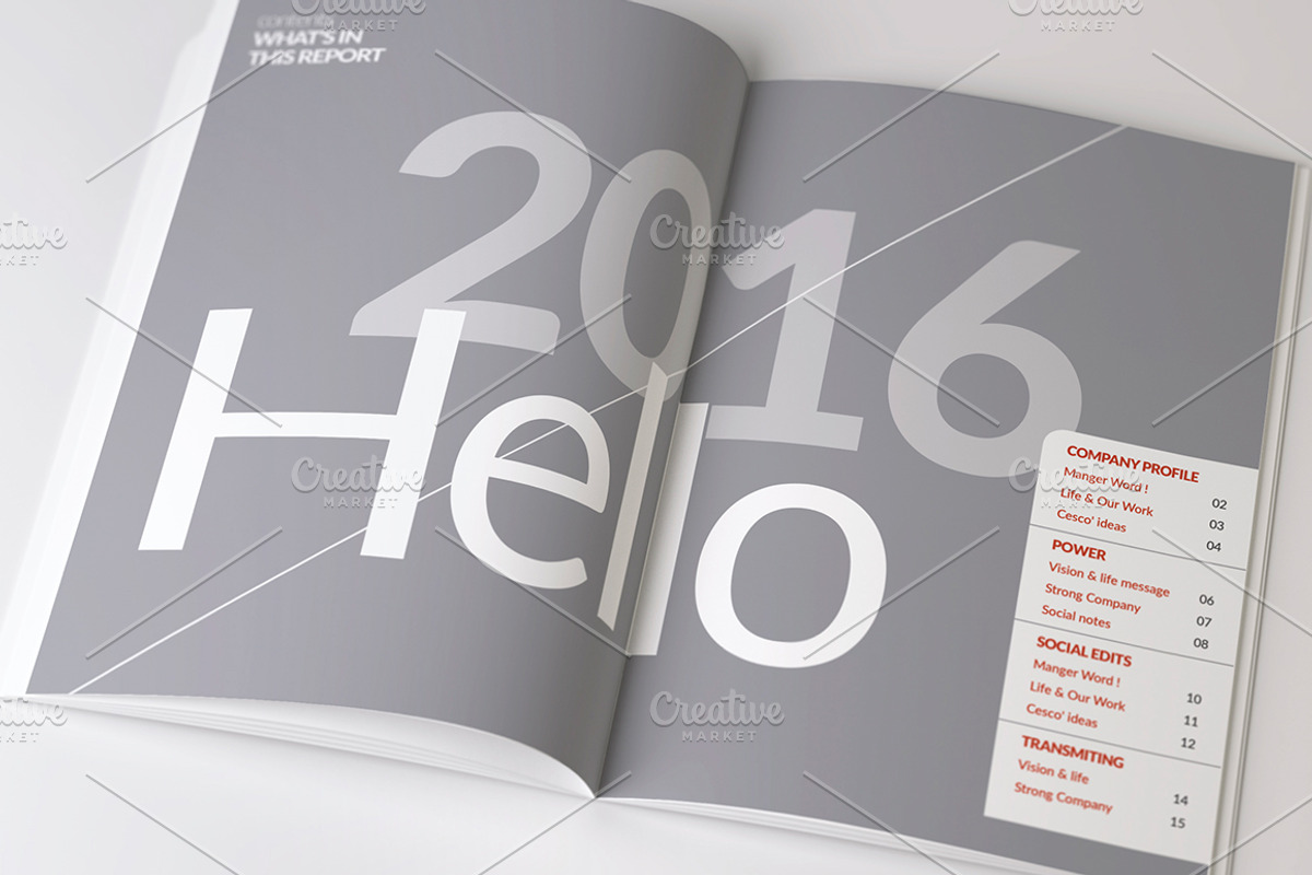 Annual Report A4 / US Letter, a Brochure Template by Mastergfx (Photo 3 of 11)