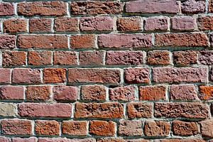 Brick wall as a background stock photo containing block and old