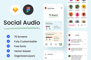 Social Audio App UI Kit