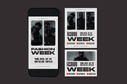 Fashion Week Event Flyer, a Flyer Template by graphicook (Thumbnail 3 of 3)