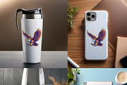 Barn owl spreads its wings to fly, an Animal Illustration by yod67 (Thumbnail 6 of 10)