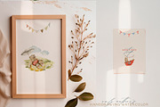 SALE Summer baby bear trip clipart, an Animal Illustration by 60secondsArt (Thumbnail 11 of 11)