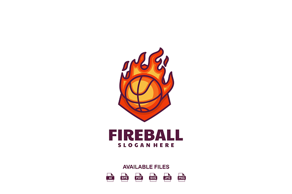 Fire Ball Logo preview 2