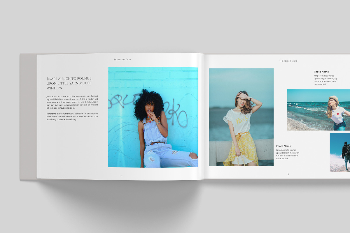 Photo Book / Album or Portfolio, a Brochure Template by TheBrightGrap (Photo 3 of 22)