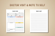 Migraine Journal & Tracker - Canva, a Print Template by Adalin Shop (Thumbnail 5 of 9)