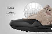 Nike Air Max 1 - Mockup, an Advertising Mockup by XFeatures (Thumbnail 5 of 10)