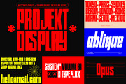 3 Unique Display Fonts Pack, a Sans Serif Font by Oskar Biehl (Thumbnail 3 of 4)