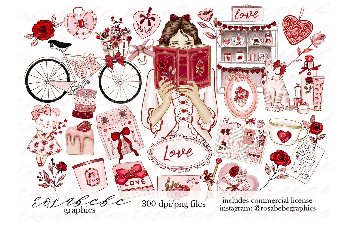 All about love, an Illustration by Rosabebe