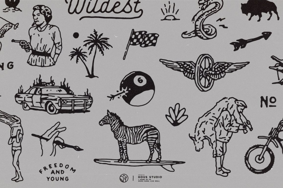 75% OFF 200 Handdrawn Illustrations, an Illustration by Megflags (Photo 15 of 20)