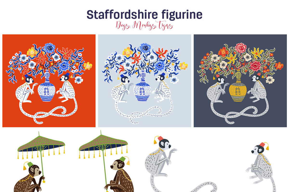 Staffordshire figurine., an Object Graphic by Anastasia (Photo 8 of 14)