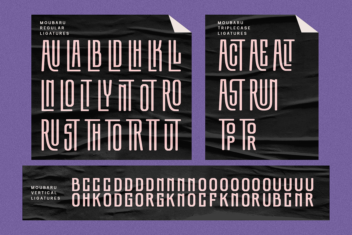 MOUBARU Typeface, a Sans Serif Font by alit design (Photo 11 of 17)