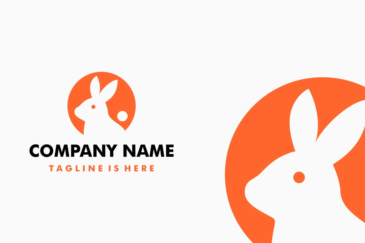 my rabbit logo, a Branding & Logo Template by VSTRD TYPEWORKS ...