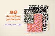 Organic Shapes Pattern Collection, a Pattern Graphic by Felizabeth Design (Thumbnail 3 of 12)