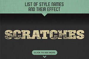 LetterPress Vector Texture Effects