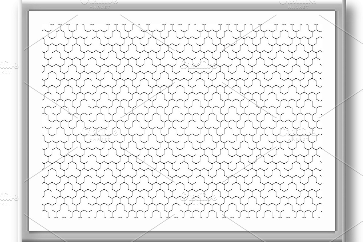 Seamless Geometric Vector Background, a Decorative Illustration by FineArtStudio (Photo 2 of 3)