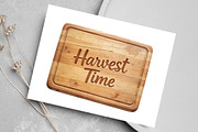 Watercolor Autumn Cutting Board PNG, a Seasonal Illustration by Canvas Craft (Thumbnail 6 of 8)