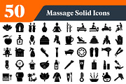 Massage Solid Icons Bundle,, a Solid Icon by EllaMaiyaali (Thumbnail 2 of 3)