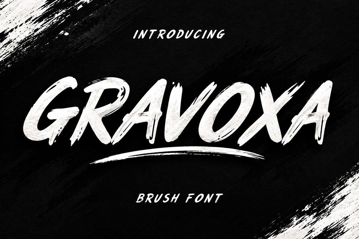 GRAVOXA, a Handwritten Font by Letterafa Studio (Photo 1 of 8)