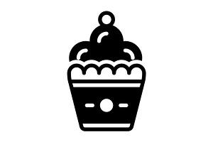 Sweet sugary solid icon, a Solid Icon by Creative priyanka
