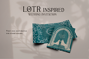 LOTR Inspired Wedding Templates, an Invitation Template by Enchanted Visions Shop (Thumbnail 4 of 4)