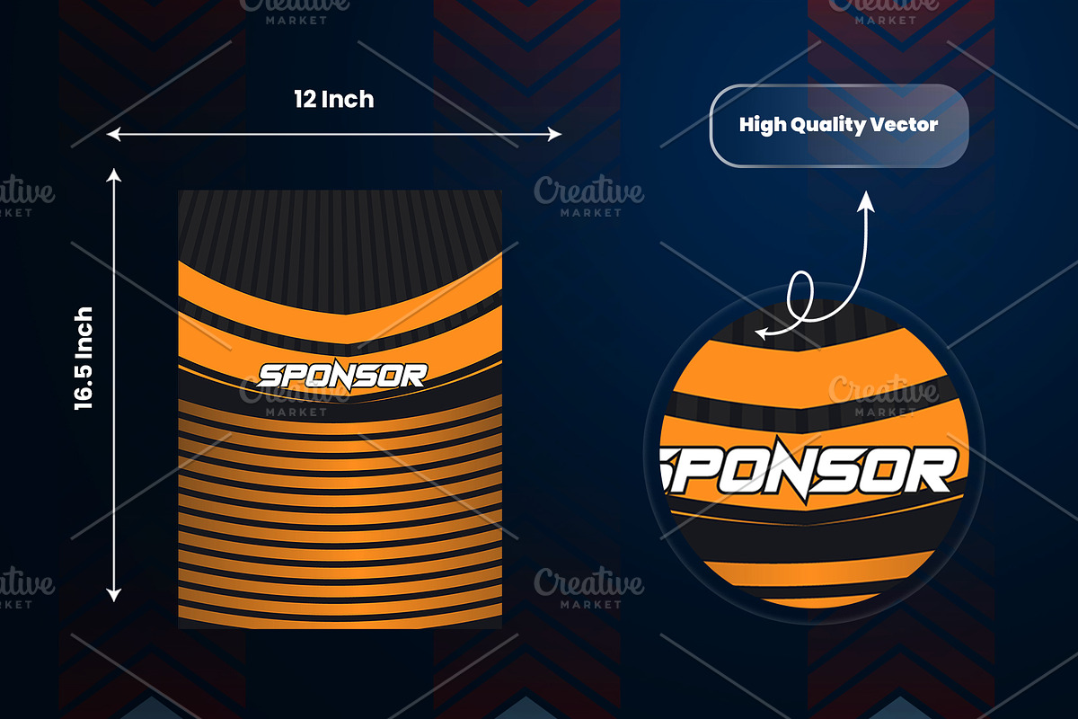 Soccer & Football Uniform Design, a Sport Illustration by samsulpassive (Photo 4 of 4)