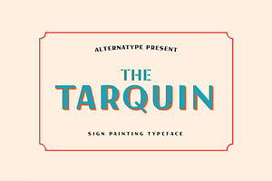 Tarquin Typeface