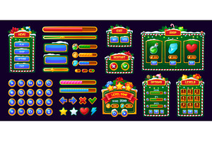 Christmas holiday game interface, a Technology Illustration by Buch&Bee