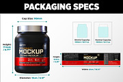 2lb Whey Protein Jar Mockup C1-Pro, a Packaging Mockup by Design Warlord (Thumbnail 13 of 16)