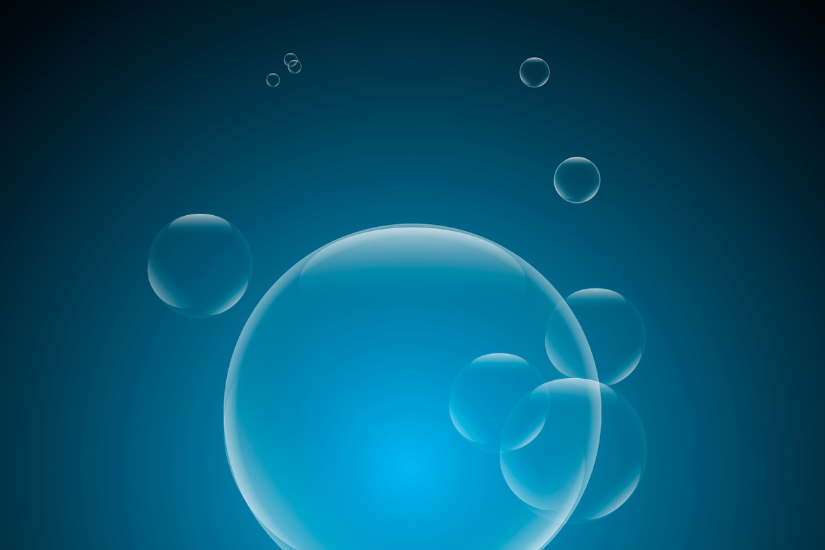 Soap bubbles - vector 50%off, a Texture Illustration by pashigorov