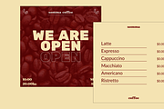 18 Editable Template Canva for Coffe, a Social Media Template by paulapedrazzini (Thumbnail 5 of 8)